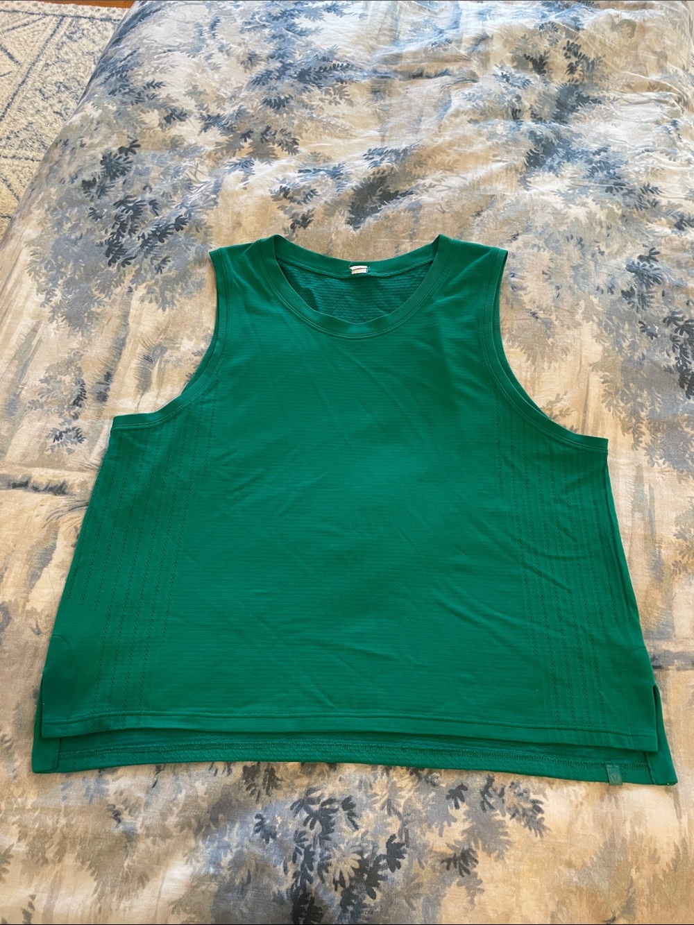 lululemon athletica breeze knit Emerald Green Tank Top